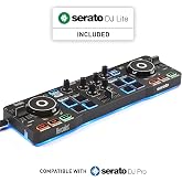 Hercules DJControl Starlight &ndash; Compact DJ Controller with Built-in Light Show and Professional Features