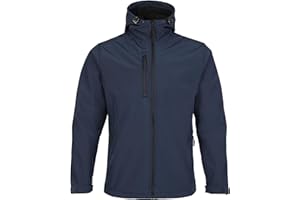 Fort - Holkham Jacket - Black or Navy Jacket - Softshell Fabric - Rain Coats for Men - Waterproof Jacket - Comfortable & Durable - Winter Jackets for Men - Mens Winter Jackets