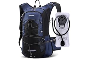 HOMIEE Mochila de Ciclismo Impermeable, Mochila para VTT MTB Bicicleta Ultraligero Mochilas Deportiva Bolsa para Moto Esquí C