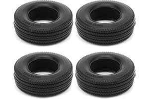 CERLINGWEE Pneumatici RC, ecologici Facile da installare Pneumatici per auto 1/14 RC, materiale in gomma per auto telecomandate Camion trattori Tamiya 1/14 Auto RC