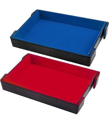 GIMOCOOL Dobbelmat Rollende Lade,2-in-1 Dobbelstenen Rollade En Vouwmat Pu Lederen Dnd Dobbelsteenhouder Met Ritssluiting Voor Alle Tafelblad Dnd Spellen