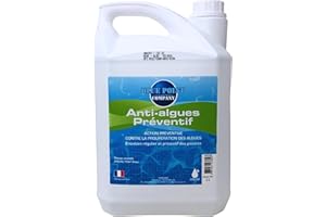 BLUE POINT COMPANY Algicide Anti-Algues Piscine, rattrapage Eau Verte │Anti Eau Verte/Trouble, Traitement Anti-algues │Produit Double Action Contre la Formation des algues (5L)