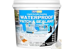 HUPEYNA Sigillante Impermeabile Liquido, Trasparente Rivestimento Impermeabile che Ripara l'agente Anti-perdita, Sigillante Invisibile Impermeabile a Prova d'acqua per Interno ed Esterno Impermeabilizzante