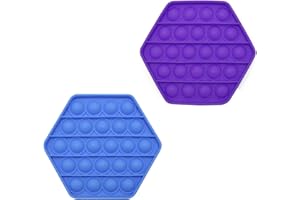 MAGIC SELECT Juguete sensorial Fidget pompas, Juguete de explotar Burbujas Push and Pop para Hacer estallar, antiestrés para ansiedad, para niños y Adultos…
