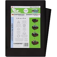 GARDENIX® 8 m² Anti Unkrautvlies 50g/m² ‒ Gartenvlies Aqua mit sehr hoher Wasserdurchlässigkeit, Hohe UV-Stabilisierung…