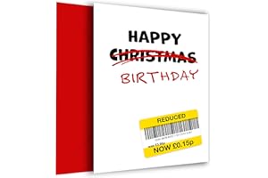 HEY CHIMP Funny Birthday Cards for Women and Men - Recycled Christmas Card for Birthday - Epic Laughs for Mum, Dad, Sister, Brother, Daughter, Son & Friends!