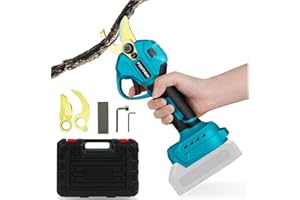 PANTHEM Sécateur électrique sans fil 45 mm pour Makita 18 V (sans batterie) Moteur sans balais Scie élagueuse électrique à batterie Cisaille LCD pour tailler les arbres, les arbres fruitiers