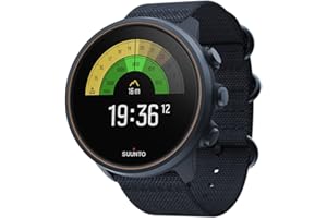 Suunto 9 Baro Reloj deportivo GPS con batería de larga duración y medición del ritmo cardiaco en la muñeca