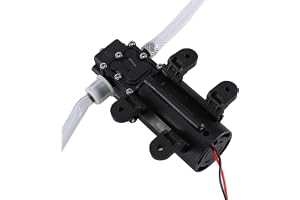 SIXRUN 12V 60W Elektrisk Oljepump för Motoroljebyte och överföring | 5L/min Flöde, 0,8 MPa Max Tryck, 12V Batteriklämmor, för Motorolja, Hydraulolja, Allmän Industriell användning.