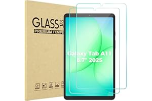 ProCase Screen Protector for 8.7" Galaxy Tab A11 2025 X130 X133 X135 /A9 2023 X110 X115 X117, Tempered Glass Clear Film Guard -2 Pack