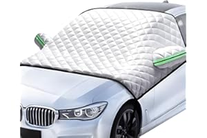 Homgaty Car Frost Windscreen Cover, Windscreen Cover for Ice and Snow for Winter, 5-Layer Protection for Snow, Ice, Frost Wiper & Mirror Covers, Cover for Cars Sedans and Compact SUVs