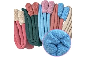 Hocerlu 5 Pairs Womens Thermal Socks, Thick Warm Ladies Wool Socks for Cold Winter, Cozy Soft Boot Socks, UK Size 4-8