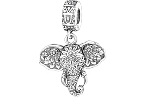 BIZK Damen Urlaub Charm Anhänger für Armband 925 Sterling Silber Charm Bead Pendant für Europäische Armbänder und Halsketten