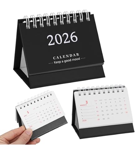 Cabbrix - Calendario De Escritorio Grande 2025-2026 Con Alfombrilla De Escritorio, Calendario De Escritorio De 21 X 16-1/2 Pulgadas Que Cubre De Julio De 2025 A Junio De 2026, Calendario Secante De