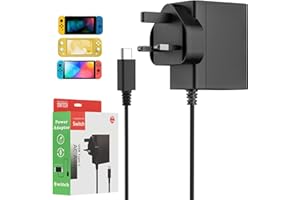 BENSN 39W Charger Compatible with Nintendo Switch/Switch OLED/Switch Lite/Switch Dock and Switch Pro Controller, 15V/2.6A Fast Charging AC Power Adapter Support TV Mode