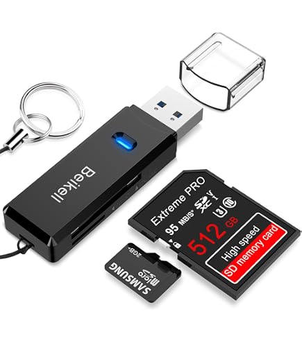 Lettore di Schede SD/icro SD/USB3.0, Lettore di Schede USB-C a icro