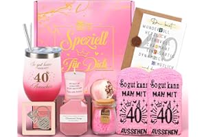 Giftota 40 Geburtstag Frauen, Geschenke für Frauen Geburtstagsgeschenk für Frau Personalisierte Geschenke 40 Geburtstag Geschenkset Rituals Frau für Freundin, Schwester, Ehefrau, Mama, Kollege