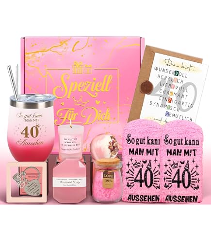 Geschenkkorb Für Frauen – 13-teiliges Selfcare-Set Mit Lavendel – Für Mutter, Freundin, Schwester – Geschenkidee