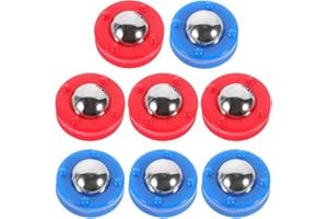 INOOMP 8pcs Shuffleboard Board Game Equipment Rolling Balls Supplies Multi-function Tabletop Game Accessories for Boys and Girls Rolling Beads Equipment for Gaming Accessories for Desk