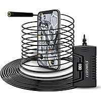 sumgott WiFi Endoskop, Endoskopkamer 10M, 2.0 Megapixel 1080P HD Inspektionskamera mit LED licht, IP68 Wasserdichte…