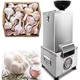 emobwdy 200w Whole Dry Garlic Peeler Machine, 25kg/H Automatic Electric Stainless Steel Garlic Peeling Machine Whole Garlic Separator For Canteen Restaurants-Removable For Cleaning,Silver
