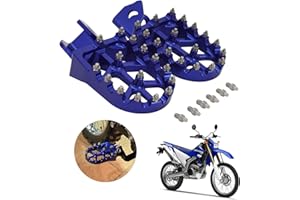 AnXin Fußrasten Fußrasten Fußrasten Fußpedalauflagen CNC MX Für CR SM WR SMS WRE TC TE TXC TXCI SMR Motorrad Blau