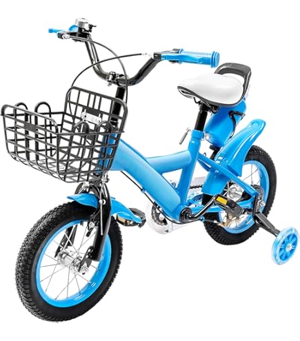 Cadre Acier Vélo Enfant 18 Pouces AOOUNGM - Hauteur Siège Réglable 59-70cm | Pour 9-12 Ans, Poids Max 60kg Bicicletta 18 Pollici