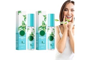 RAKIUTY Spray D'haleine Buccale, 2pc 20ml Spray Rafraîchissant pour l'Haleine, Vaporisateur D'Halitose D'Odeur Orale, Souffle Frais, Petit Portatif
