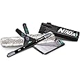 Unger ErgoTec NINJA 4-in-1 Advanced Window Cleaning Kit – Window Squeegee, Window Washer, Bucket & Microfibre Cloth – Indoor & Outdoor Professional Equipment