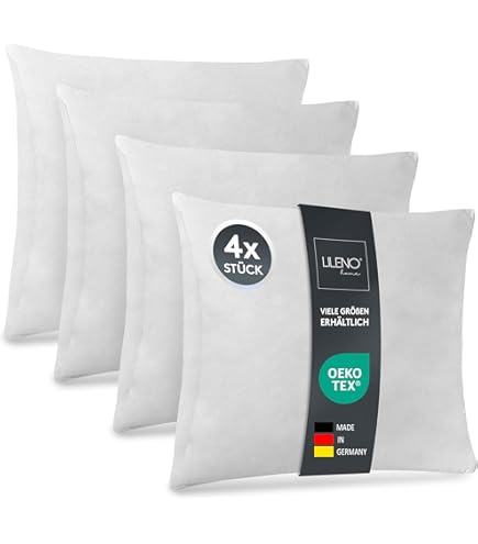 Imbottiture Per Cuscini 45x45 Cm - Set Da 4 Pezzi, Fibra Siliconata Anallergica, Per Divano E Poltrona - Foto 12