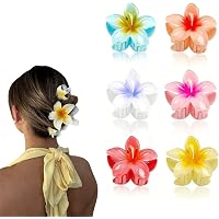 6 Stück Blumen-Haarklammern Matt – Rutschfeste Haarspangen Für Frauen & Mädchen, Für Dickes Haar
