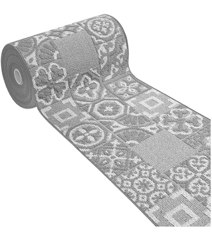 Tappeto Da Cucina Mod. Chalet VIP - Design Piastrella Maiolica - Antiscivolo - Made In Italy - 54x280 Cm - Foto 2