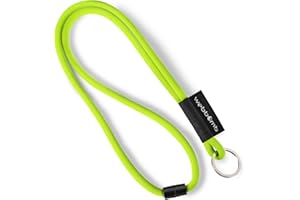 webbomb Tubular Lanyard Schlüsselband - rund weich lang mit Karabinerhaken Sicherheitsverschluss & Schlüsselring als Schlüsselanhänger Keychain für Ausweis Handy Schlüssel