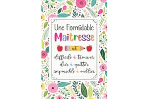 Cadeau Maitresse D'école: Carnet de notes A5 Cadeau Remerciement Maîtresse, Maitre ou Atsem.