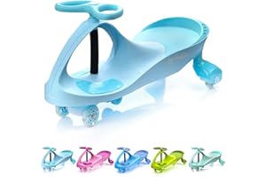 meteor TwistCar SWINGO Kinderroller Rutschauto für Kinder halten des Körpergleichgewichts Auto Swing Roller Rutscher Rutsch Auto Swing Dreiräder Faltender Tret-Roller Dreiradscooter für Kleiner Kinder