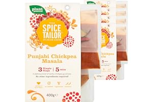 The Spice Tailor, Lentil Daal Kits, Punjabi Chickpea Masala in 5 Minutes With 3 Simple Steps, 400 g Packet (Pack of 5)
