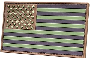 2AFTER1 Multicam OCP USA America PVC Flag Tactical Morale Rubber Fastener Patch