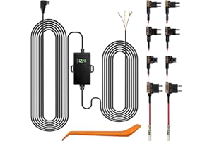 WOLFBOX USB C ACC Hardwire Kit for G840S/G900/G850/G930/G840H/i07,Not for D07, Kit de Câblage 12V-24V à 5V avec Protection Contre Le Déchargement de la Batterie