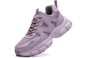 COOU Steel Toe Cap Trainers Safety Shoes for Women Non Slip Puncture Proof Lightweight Work Boots UK Size 3-7