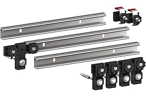 MEPA Markenprodukt 190031 Lot de 3 rails de baignoire en acier/acrylique Multicolore 700 mm