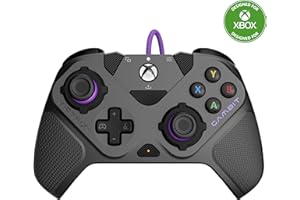 Turtle Beach Victrix Gambit Prime Wired Tournament Controller für Xbox Series X, S, Xbox One und PC - Offiziell lizenziert von Xbox, austauschbare Daumen-Sticks, zuweisbare Tasten