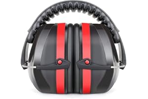 YANKUIRUI Ear Defenders Muffs Noise Reduction SNR 34dB Safety Ear Protectors Provide Hearing Protection For Shooting, Construction, Yard Work, Machinery Work Mowing
