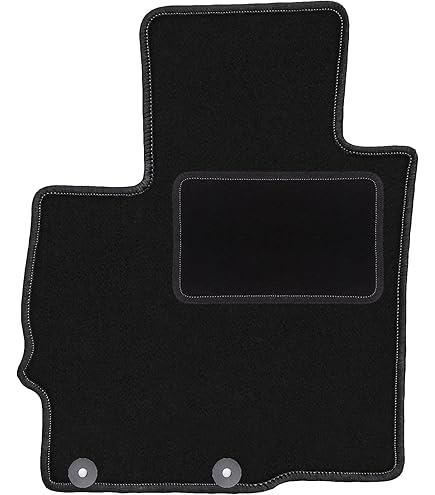 MOTOS Velours-Fußmatten Für Mitsubishi Outlander III 2014-2021 - Schwarz Auto Teppiche