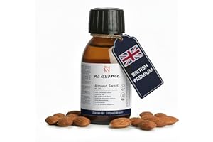 Naissance Naturalny Olej Migdałowy (nr 215) 100 ml – Olej ze Słodkich Migdałów do Pielęgnacji Włosów i Ciała, do Aromaterapii, Olej Bazowy do Olejków do Masażu
