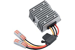 MZHOU DC 12V Boost 48V 5A Voltage Converter, 12V 24V to 48V Step Up Converter 240W MAX Transformer Regulator Waterproof Power Limiter for Electronics, LED light, RV and more