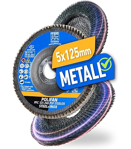 Klingspor Schleifmopteller SMT 800 - 5 Stück Vlies Scheiben 125mm Korund