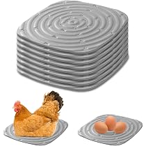 4 Tapis De Nidification Pour Poules - 30x30 Cm, Éponge Lavable, Protection Œufs