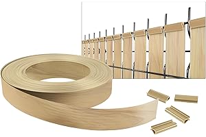 CASANOOV Kit Lamelles Occultantes Beige PVC Souple BALDO Bande Brise Vue pour Grillage Rigide et Clôture – 60 m x 4,6 cm – 120 Clips Inclus Cache Clôture Jardin - Montage Horizontal, Vertical Facile