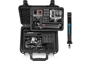 LEKUFEE Custodia Rigida Impermeabile per Insta360 Ace Pro 2/Insta360 Ace Pro/Insta360 Ace Action Cam e Insta360 Ace Pro accessori (Solo Valigia)