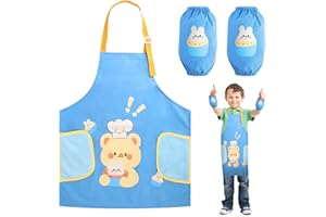 Boisbresil Kitchen Apron Set Kids Apron